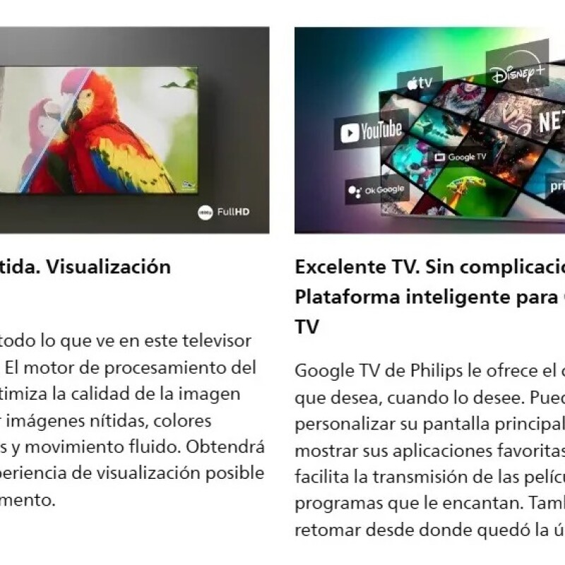 TV Philips 43" Google TV FULL HD TV Philips 43" Google TV FULL HD