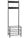 Mueble recibidor ELVERUM acero negro Mueble recibidor ELVERUM acero negro