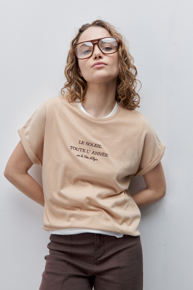 REMERA PONT Beige