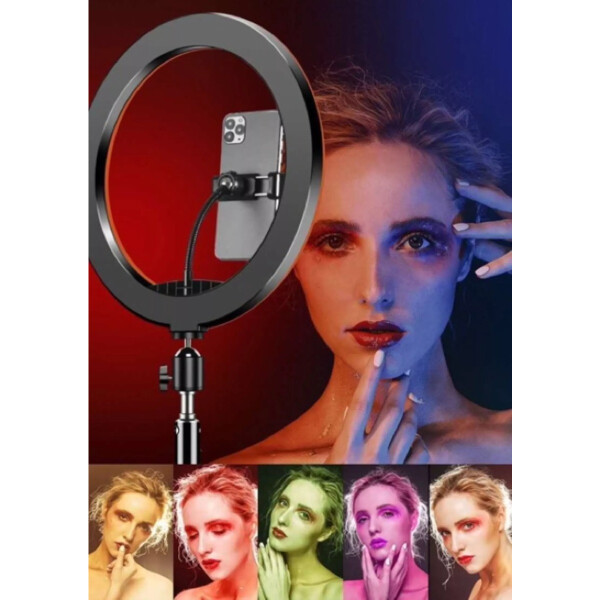 Trípode Anillo Luz Led Selfie Maquillaje Fotos Barbería 2.2m Variante sin Control