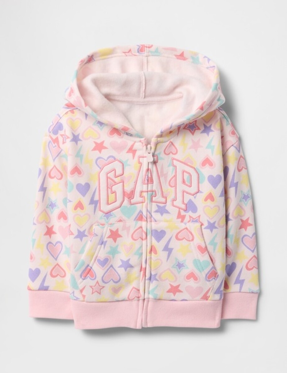 Canguro Con Cierre Logo Gap Toddler Niña - Cherry Blossom 