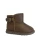 Botas Forradas en Corderito Con Velcro - Marrón