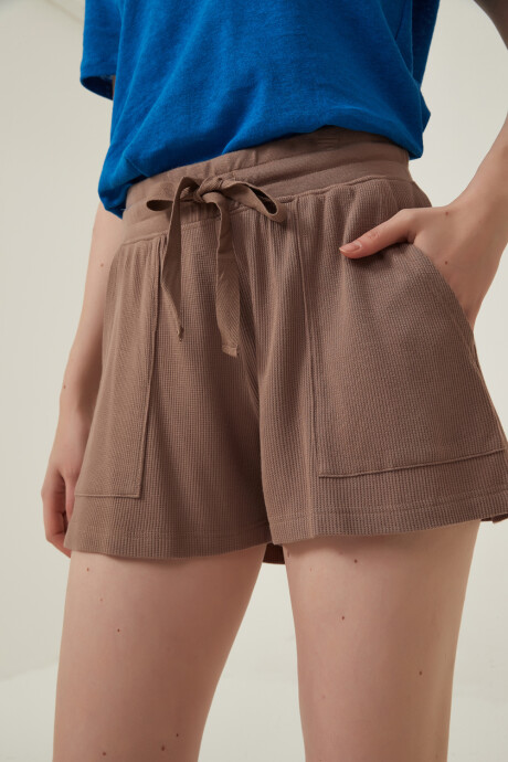 Short Wailani Taupe / Mink / Vison