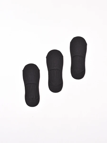 MEDIA INVISIBLE PACK X 3 NEGRO