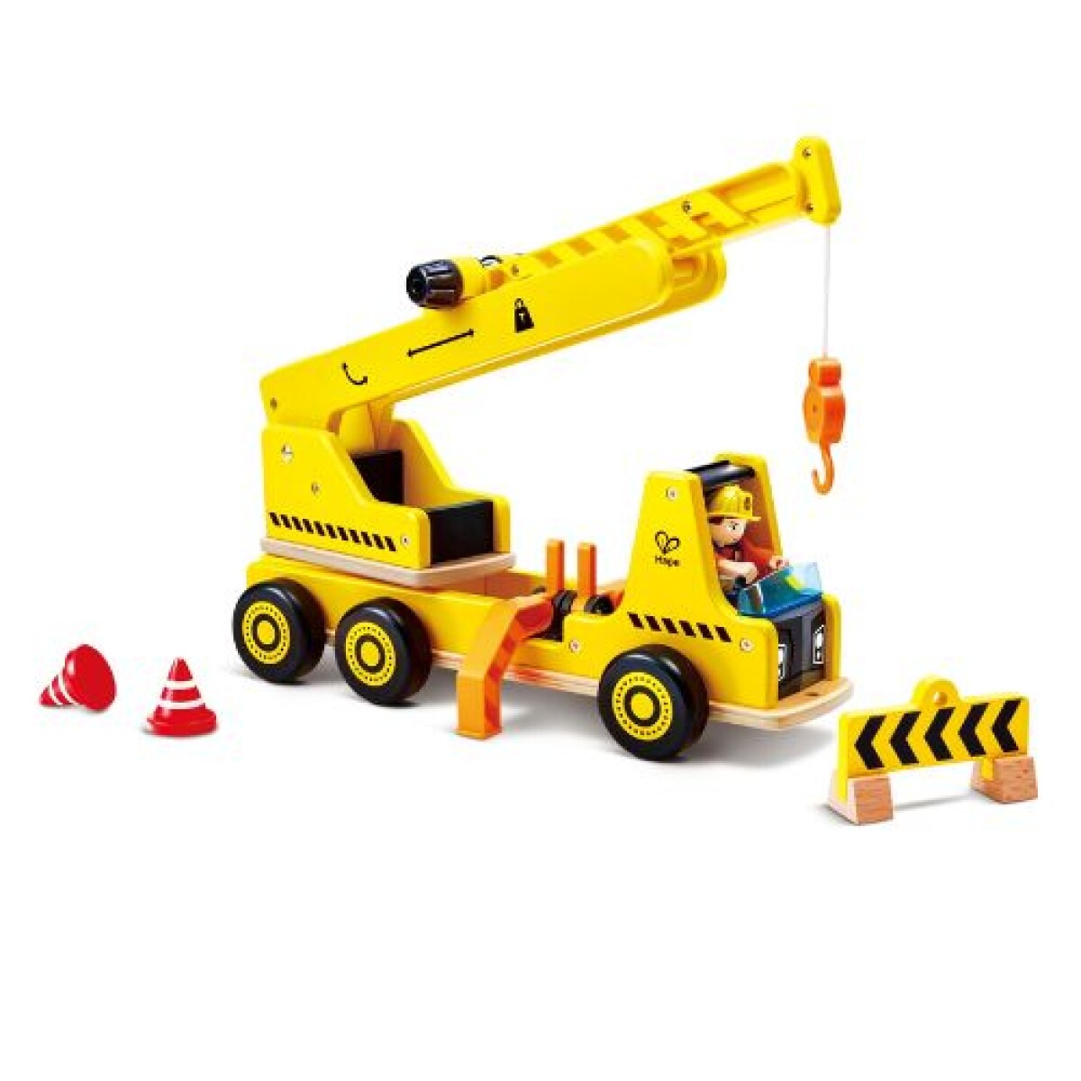 Set De Grúa Móvil Y Construcción Camion Hape 