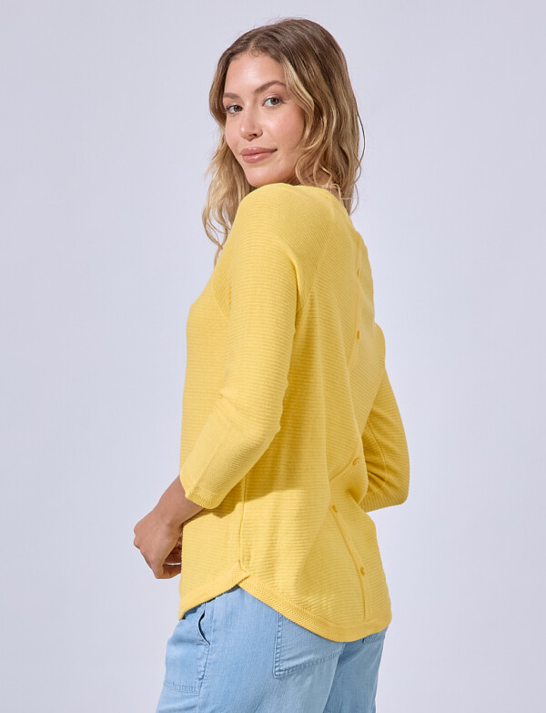 Buzo Raglan Algodon AMARILLO