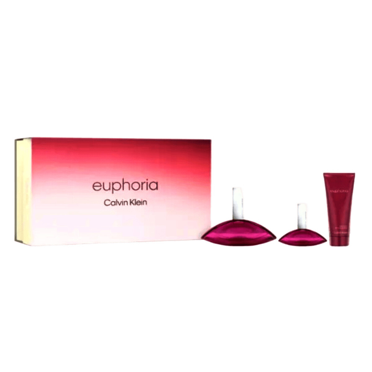 CK EUPHORIA WOMAN EDP100+30 ML+BODY 