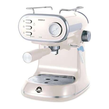 CAFETERA EXPRESSO Y CAPUCCINO VINTAGE BEIGE - XION CAFETERA EXPRESSO Y CAPUCCINO VINTAGE BEIGE - XION