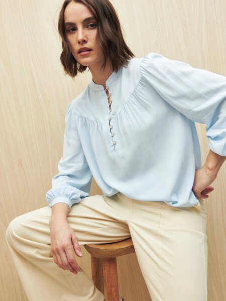CAMISA ALLIE BRICK CELESTE