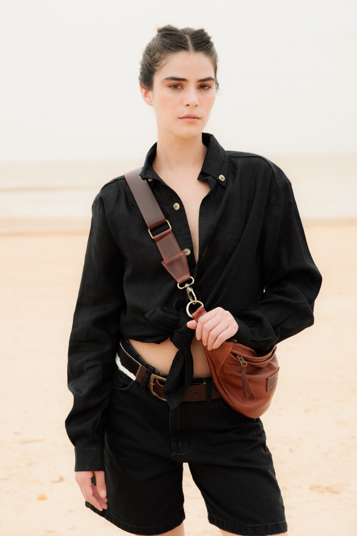 Charrúa Shirt Lino Negro