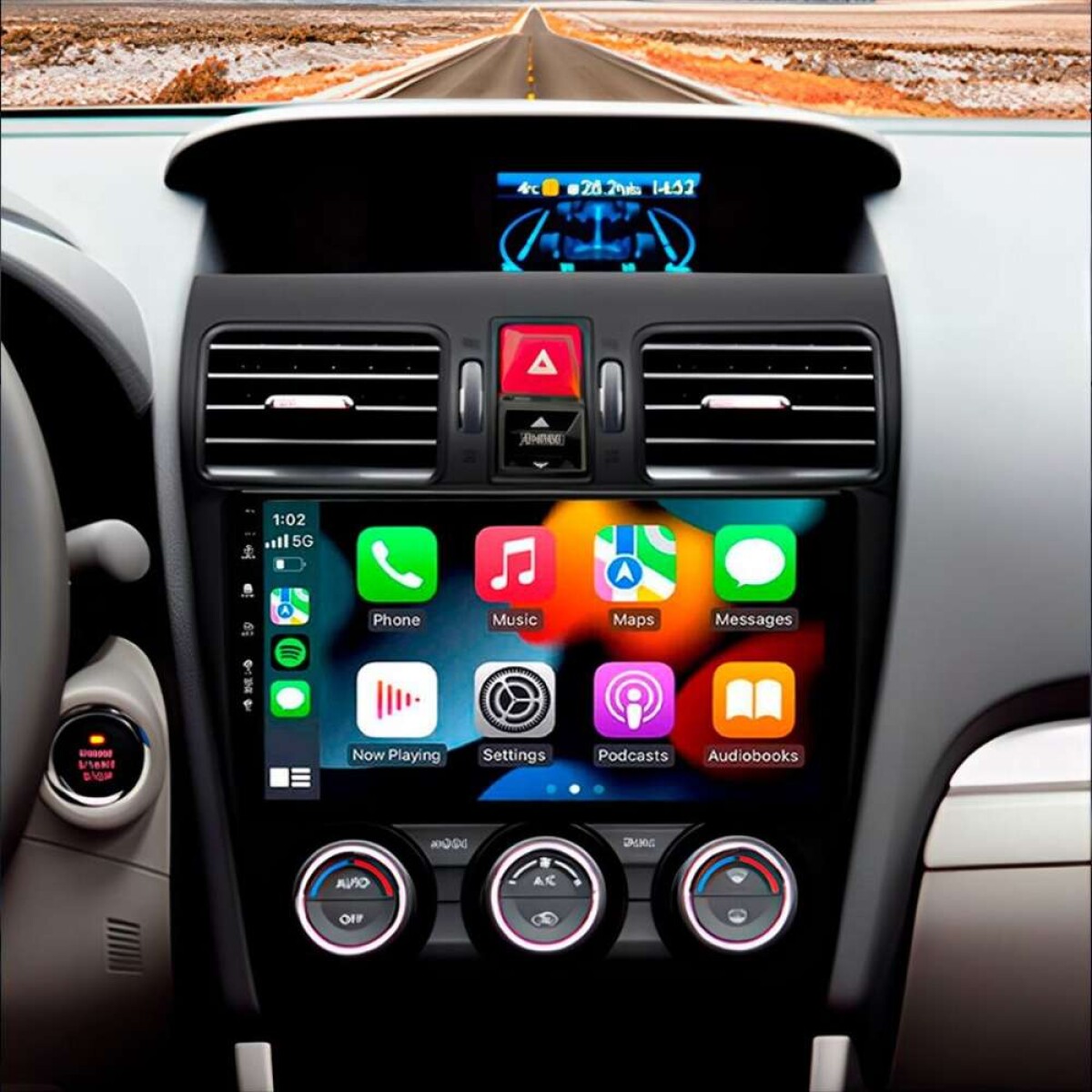 Radio Multimedia Subaru Forester 2012/15 - Pantalla Digital Táctil De 9 Pulgadas 