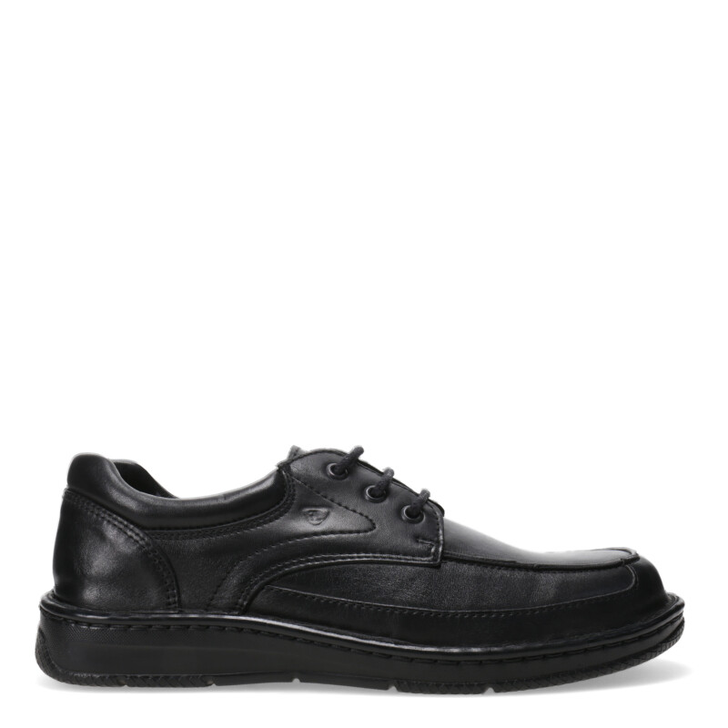 Zapato de Hombre Lombardino Casual Espejo Negro