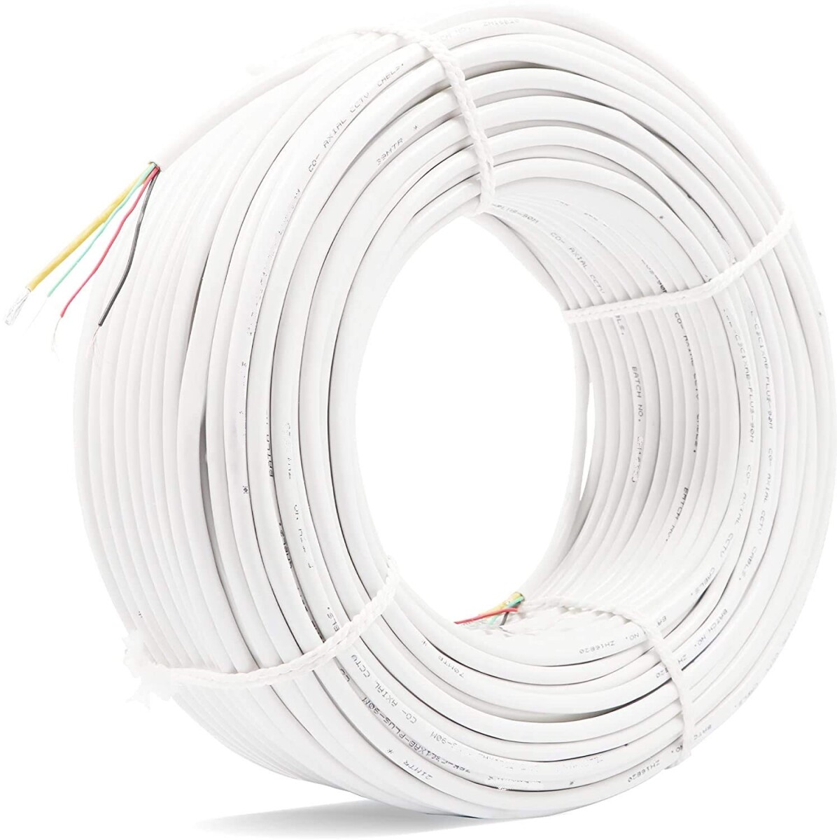 Cable Alarma 7 x 0,40mm Blanco 100% COBRE 100 Mts CONDUTTI - 5404 