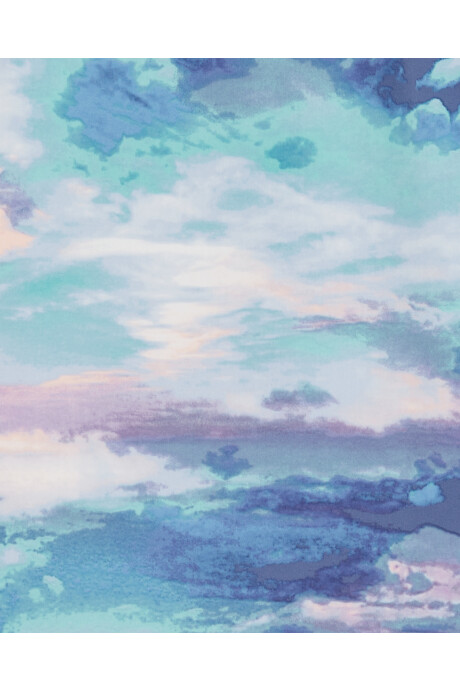 Malla de baño una pieza manga larga con protección UPF 50+ diseño tie-dye Sin color