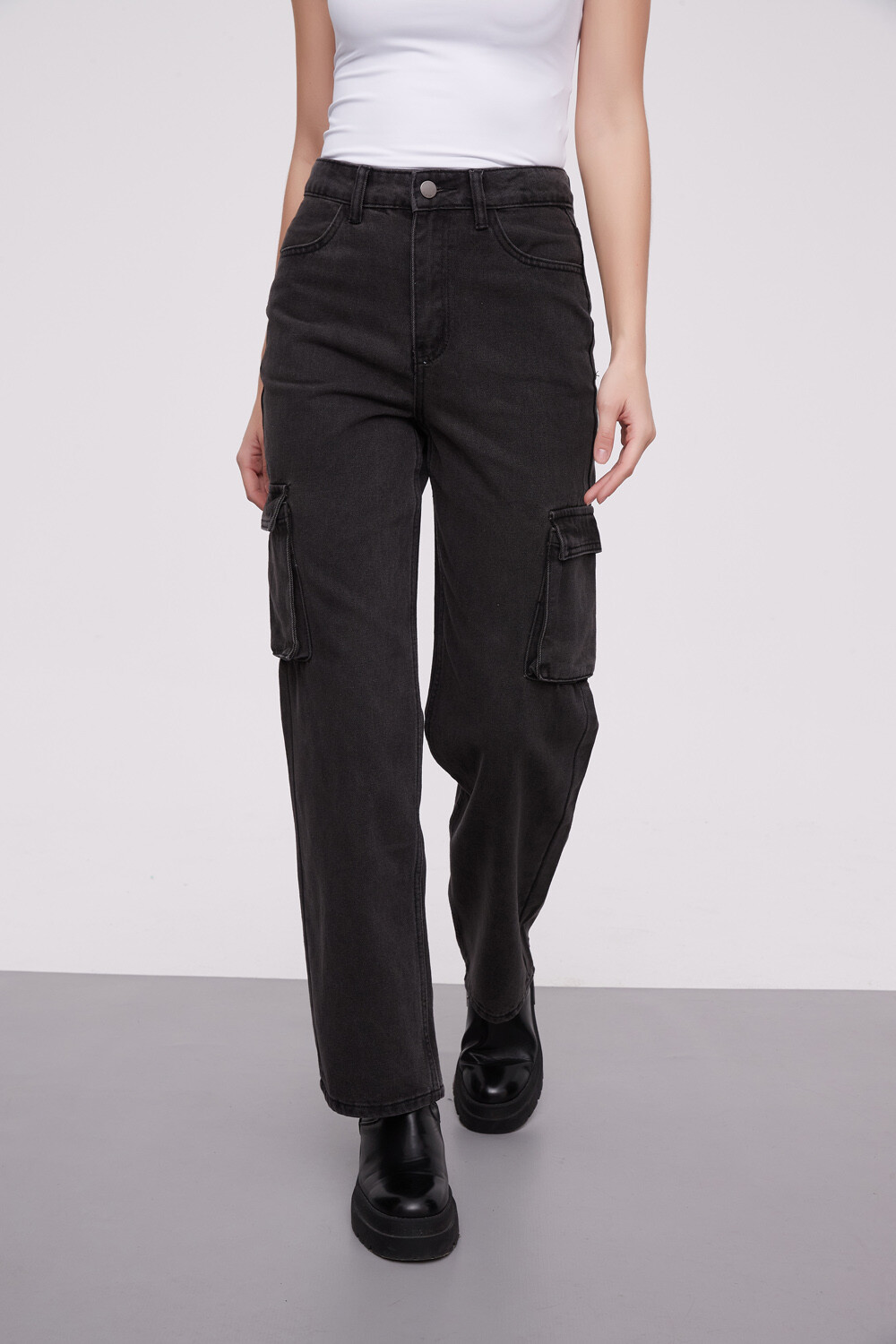 Pantalon Apis Gris Oscuro