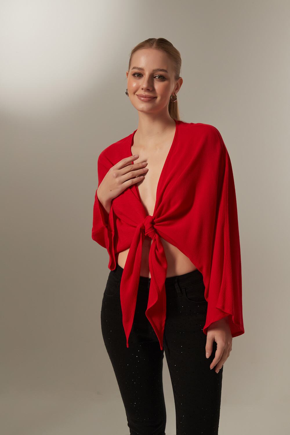 Blusa Truman Rojo Coral