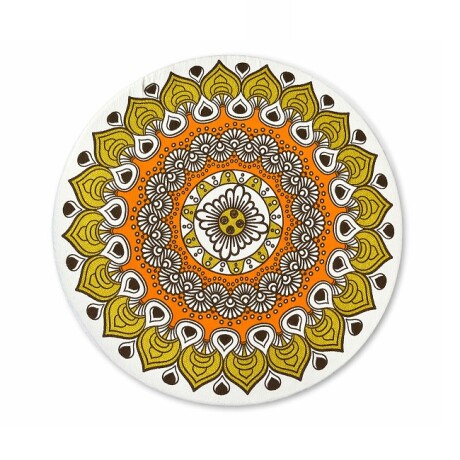 ALFOMBRA TEJIDA PERSA REDONDA 60CM DE DIAMETRO VARIOS DISEÑOS 001