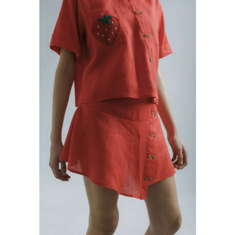 Pre Venta Falda Luz Rojo