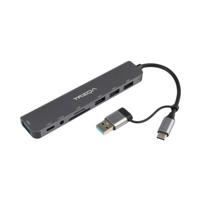Hub adaptador USBC 9 en 1 Treqa Hub adaptador USBC 9 en 1 Treqa