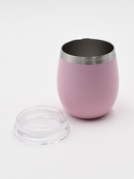 MATE ACERO INOXIDABLE ROSADO (V)
