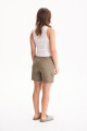 Short de Gabardina Malibu Verde Militar