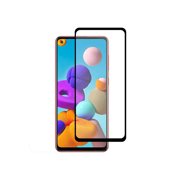 Vidrio templado 9D Samsung Galaxy A21S borde color negro Vidrio Templado 9d Samsung Galaxy A21s Borde Color Negro
