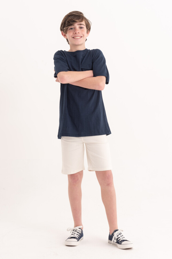 Short denim Crema