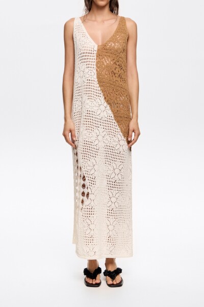 VESTIDO TEJIDO Blanco