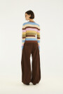 PANTALON ANCHO Marron