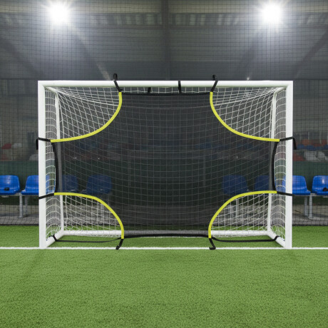 Red Entrenador de Tiros Arco Fútbol 5 300x175cm K-159 Ub NEGRO-AMARILLO