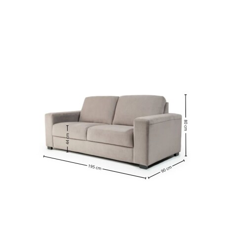Sofá Loretto - Tela Aquaclean Sustentable - 2,5 cuerpos A fabricar