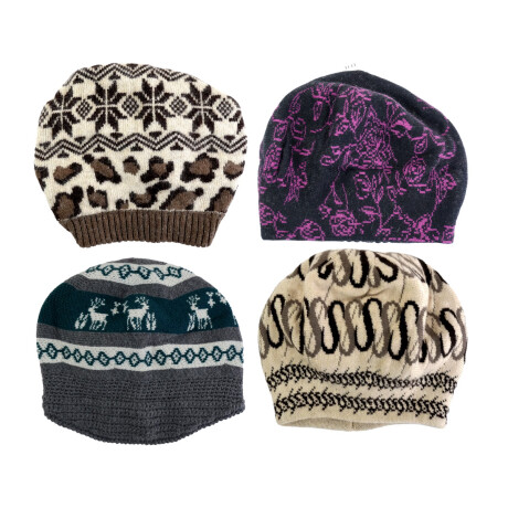 GORRO LANA REVERSIBLE SURTIDO DIF DISEÑOS GORRO LANA REVERSIBLE SURTIDO DIF DISEÑOS