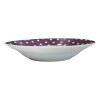Plato Hondo Con Diseño De Lunares - Violeta - Bg Plato Hondo Con Diseño De Lunares - Violeta - Bg