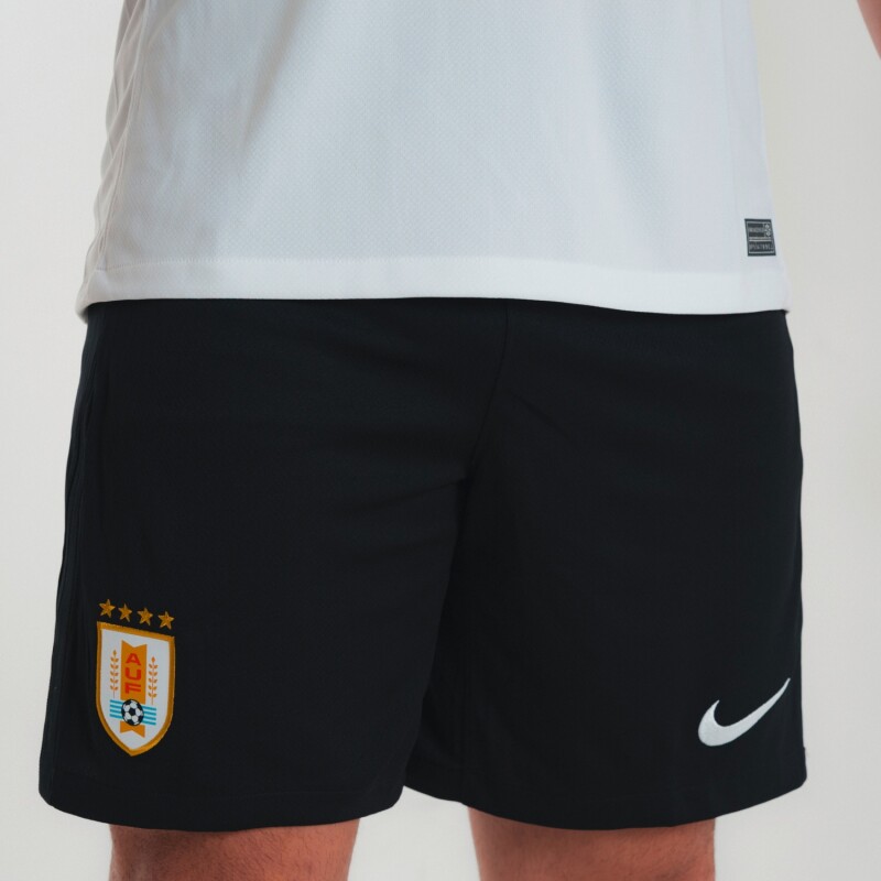 Short Uruguay Stadium Oficial de Hombre Negro