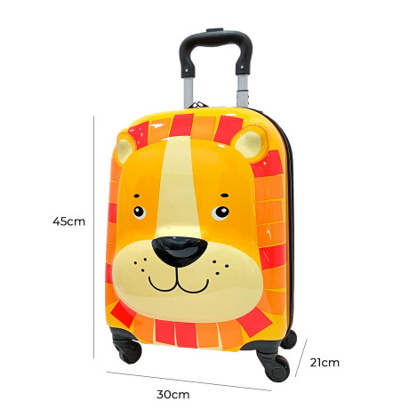 Valija Infantil C/set Organizador De Viaje Animales Val002001-tig