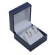 Aros finos en oro 18k blanco de 20mm Aros finos en oro 18k blanco de 20mm