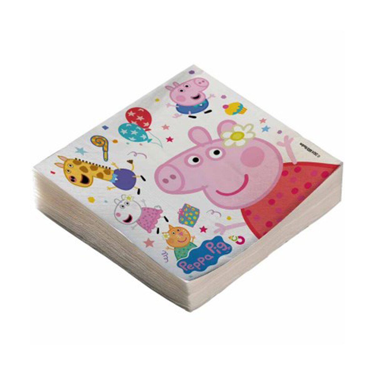 Cotillón Servilletas Impresas x 20 Peppa Pig 