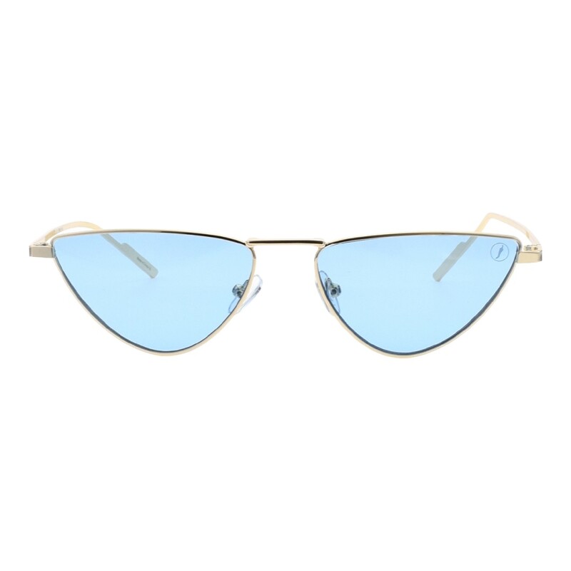 Lentes de Sol Chilli Beans Viena Dorado - Azul