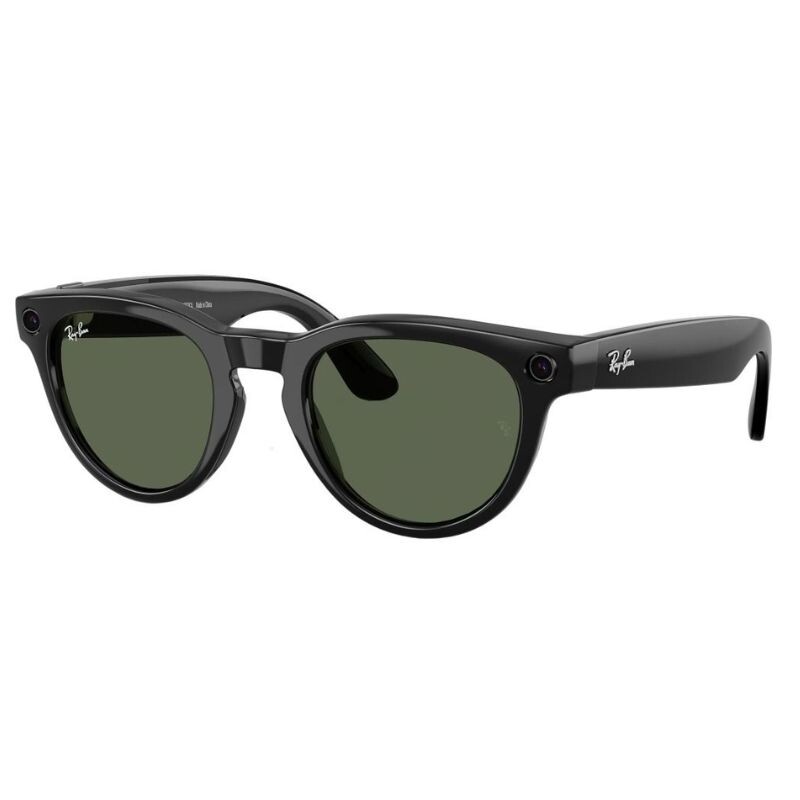 Lente Ray-Ban Meta Headliner Gen2 Shiny Black Clear Trans Graphite Green 721278 Lente Ray-Ban Meta Headliner Gen2 Shiny Black Clear Trans Graphite Green 721278