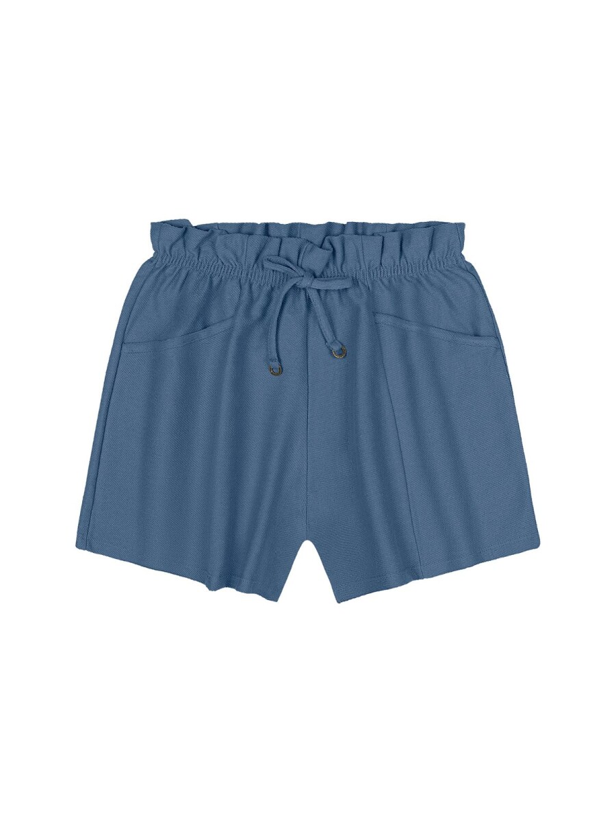 Shorts Twill Rústico - Azul 