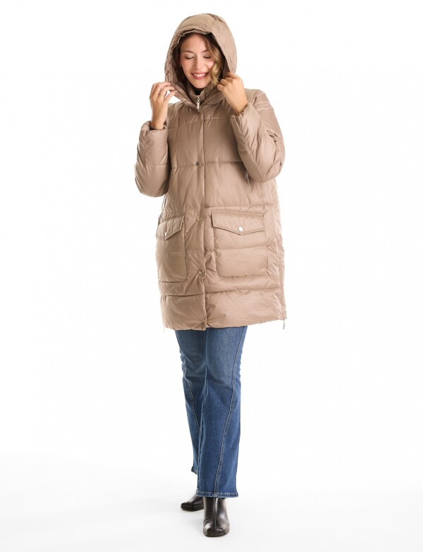 Campera Con Pechera Interna TOSTADO