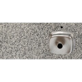 MESADA DE GRANITO GRIS PERLA 122X52 CM CON PILETA DERECHA Y HUECO PARA GRIFERÍA Mesada De Granito Gris Perla 122x52 Cm Con Pileta Derecha Y Hueco Para Grifería