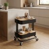 ORG METAL NEGRO/RUE 2 NIV Unica