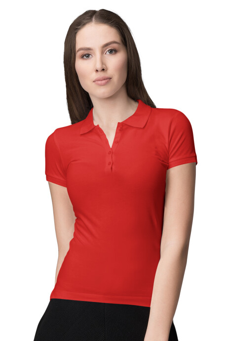 Remera chomba dry fit dama Rojo