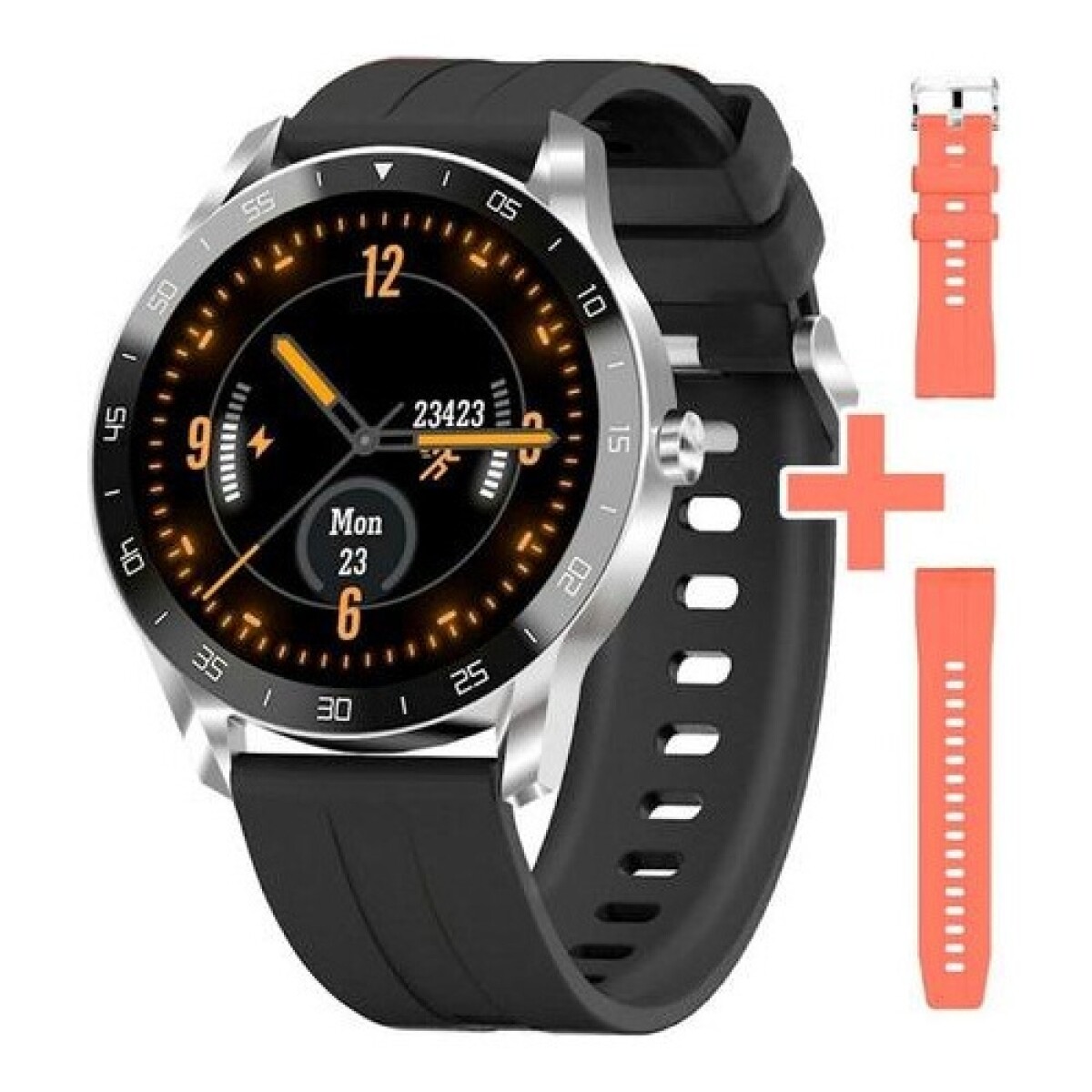 Reloj smartwatch Blackview X1 negro / salmón 