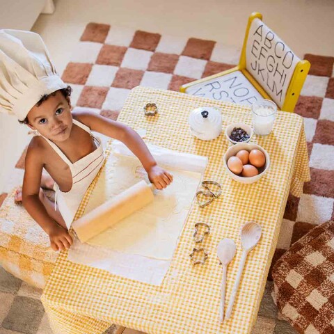 Alfombra lavable -Kitchen Tiles Toffee