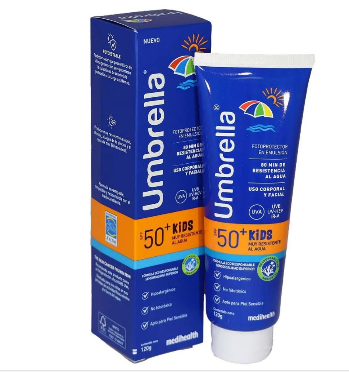 UMBRELLA KIDS EMUL SPF 50+ ECO X 120 GR. 
