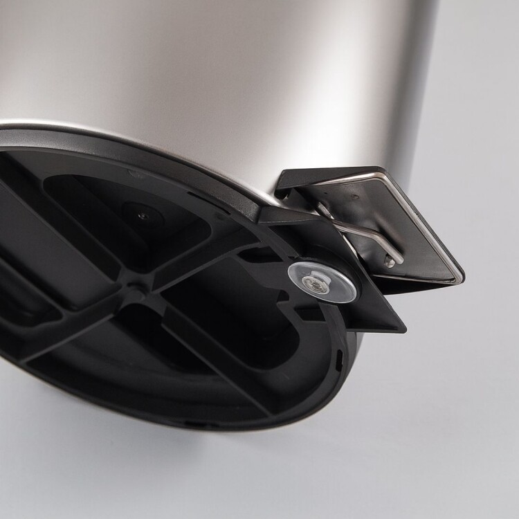 PAPELERA TACHO ACERO INOXIDABLE TRAMONTINA 3LTS PLATEADO
