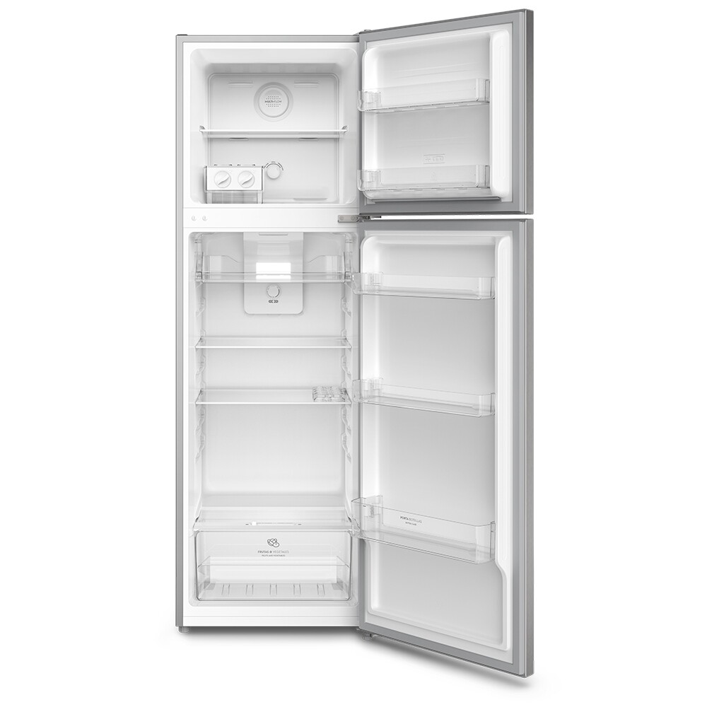 Refrigerador Frío Seco 262 Lts Inox S/D INVERTER Gris