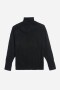 Sweater cuello rompeviento GRIS OSCURO